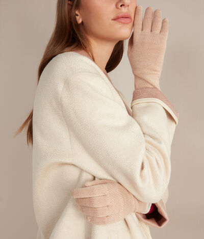 Two-Tone Wool Gloves