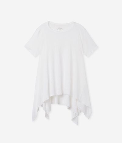 Linen Jersey Flared T-shirt