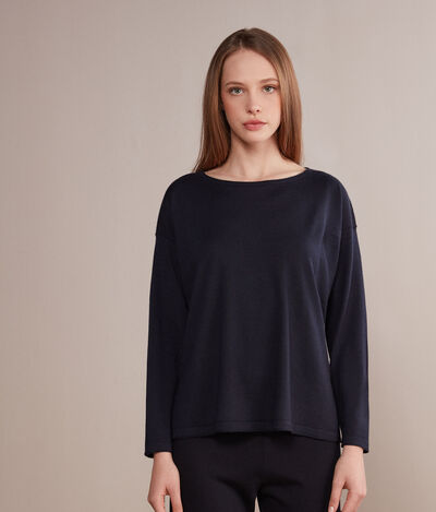 Boatneck Sweater in Light Cashmere
