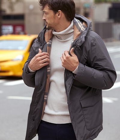 Cashmere and Down Parka