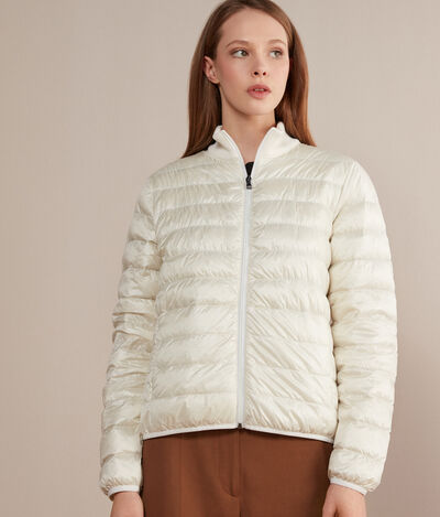Down Jacket with Cashmere Collar
