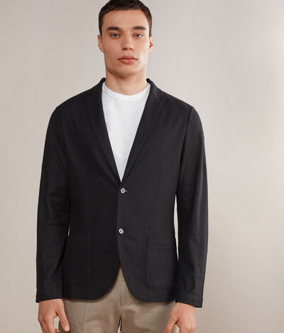 Linen Jersey Jacket