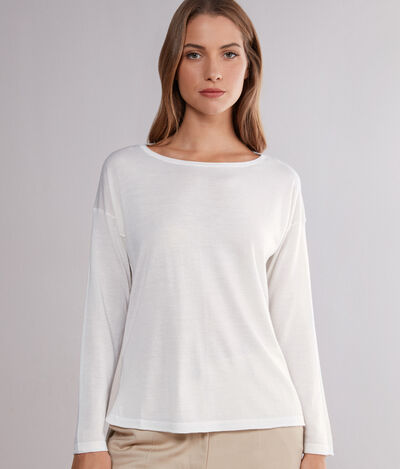 Boatneck Sweater in Light Cashmere