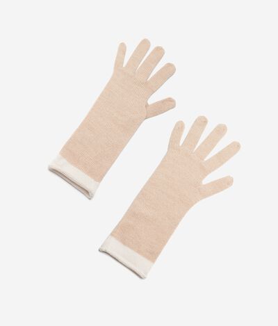 Two-Tone Wool Gloves