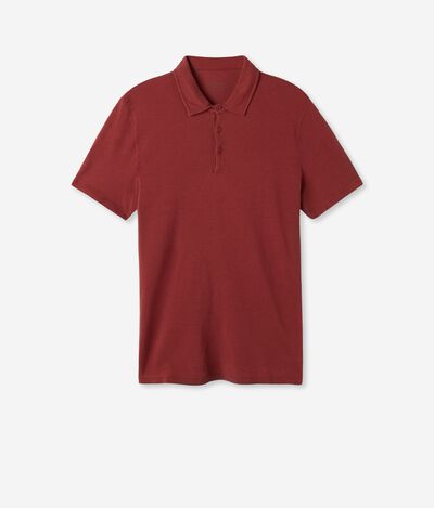 Cotton and Silk Piqué Polo Shirt