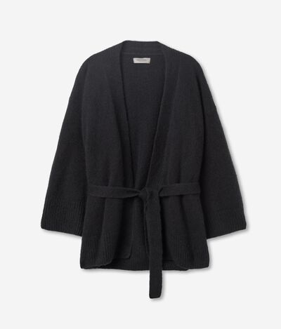 Kimono-Cape mit Gürtel