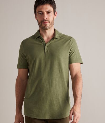 Poloshirt aus Twist-Baumwolle