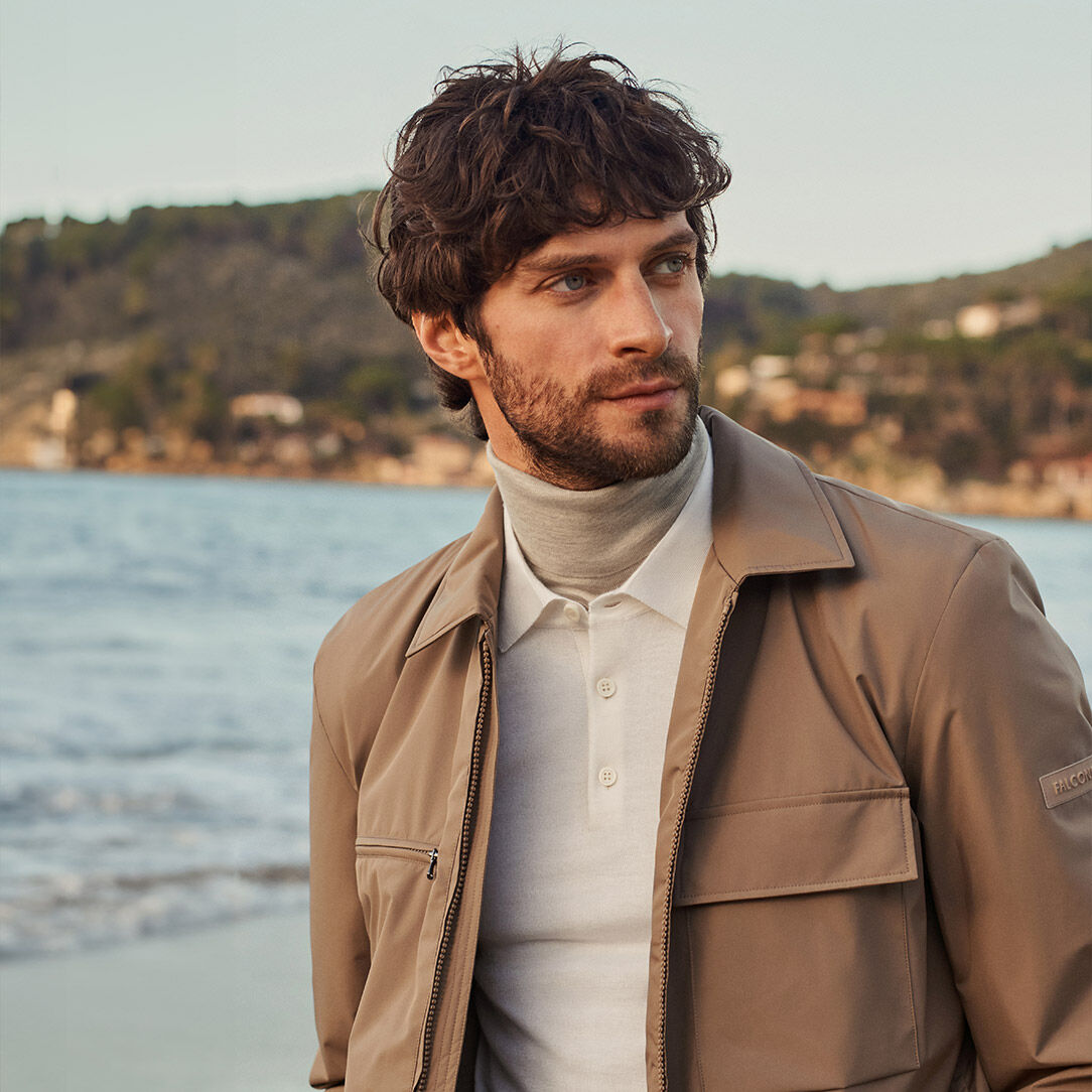 TT192 伊製 Falconeri ファルコネリ メンズ 定価11.5万 イタリア製  