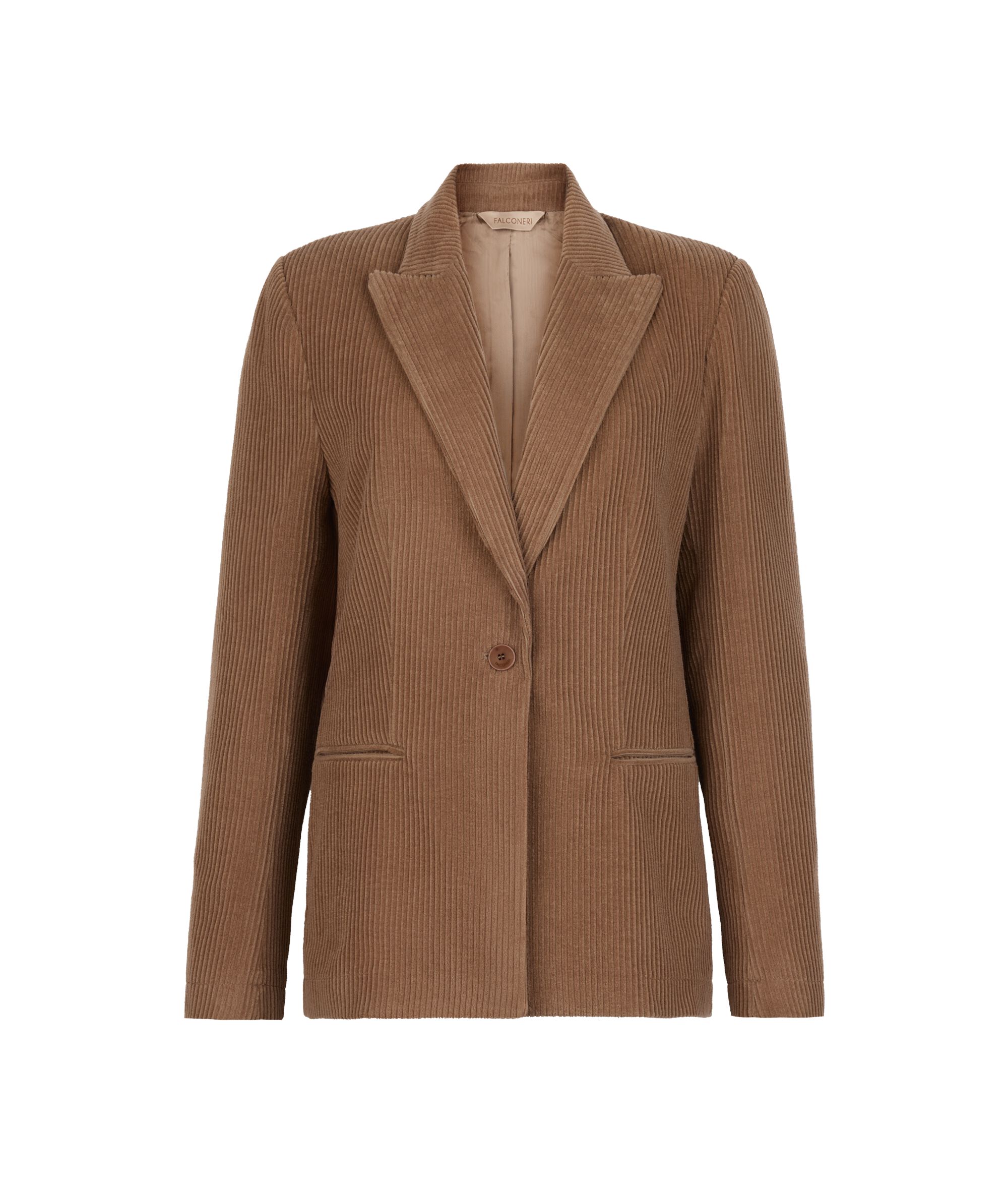 Giacca in velluto di lana e cashmere