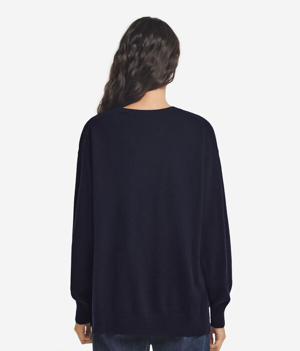 Джемпер с разрезами из ультрамягкого кашемира