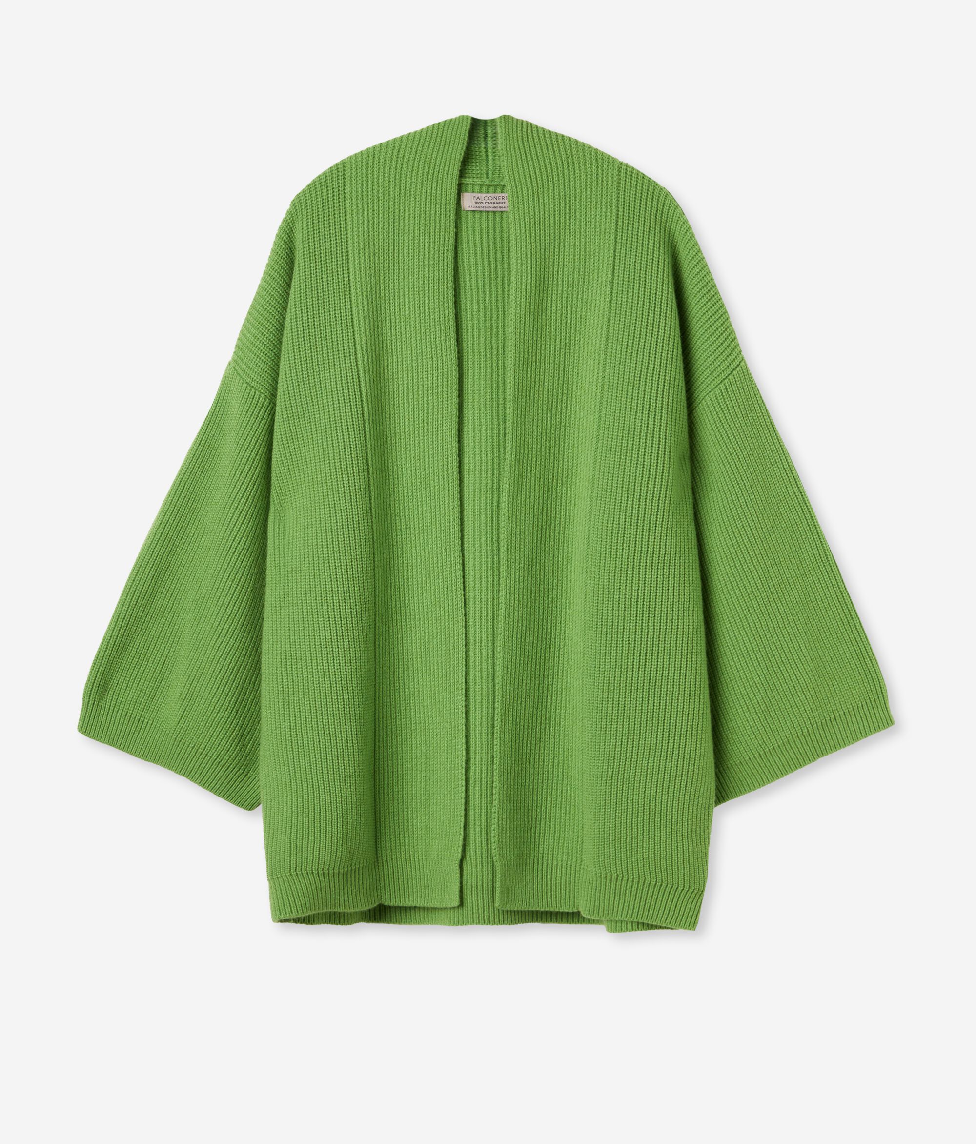 Rib-Knit Ultrasoft Cashmere Cape
