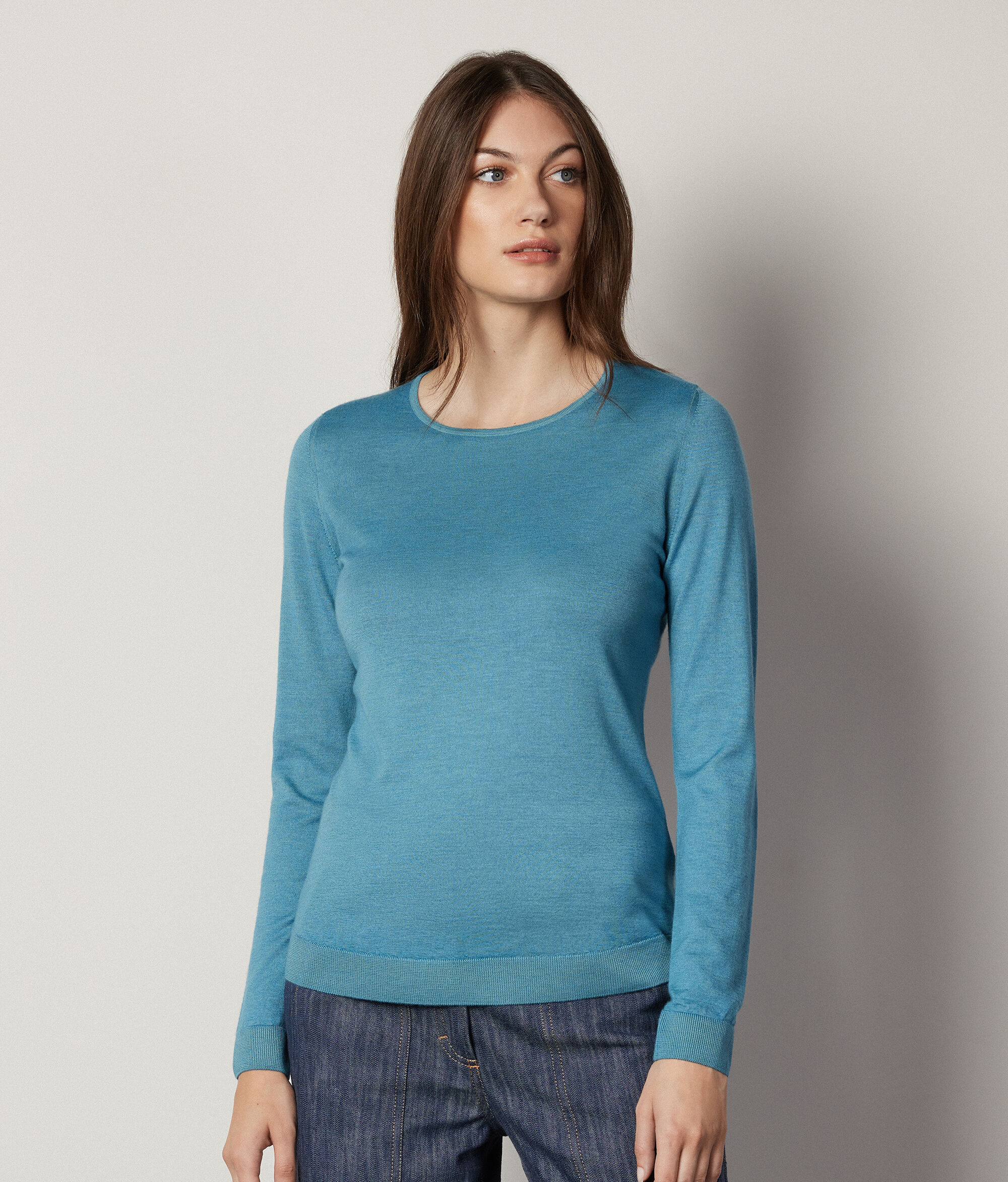 Ultrafine Cashmere Crewneck Sweater