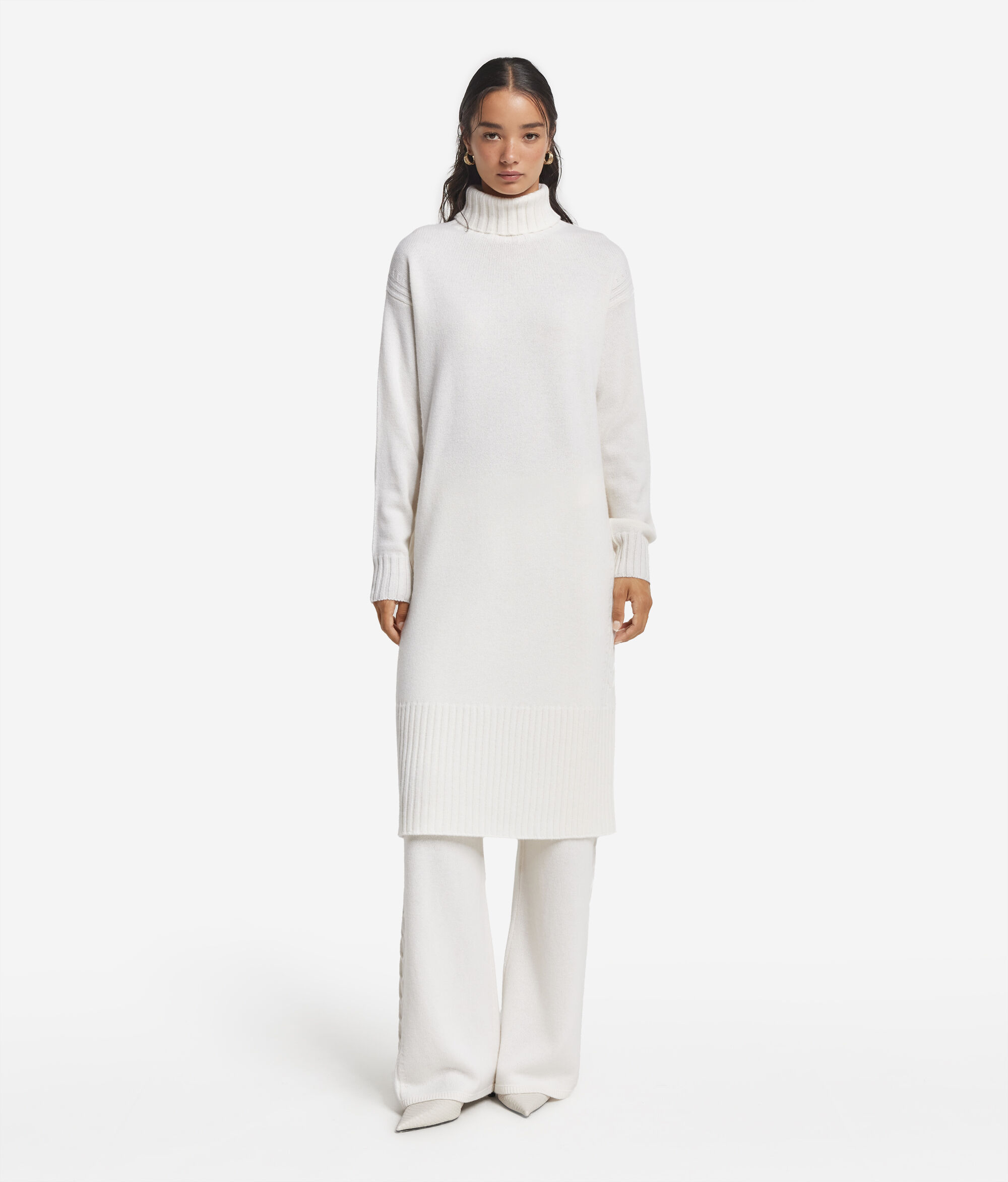 Ultrasoft Cashmere cable stitch dress