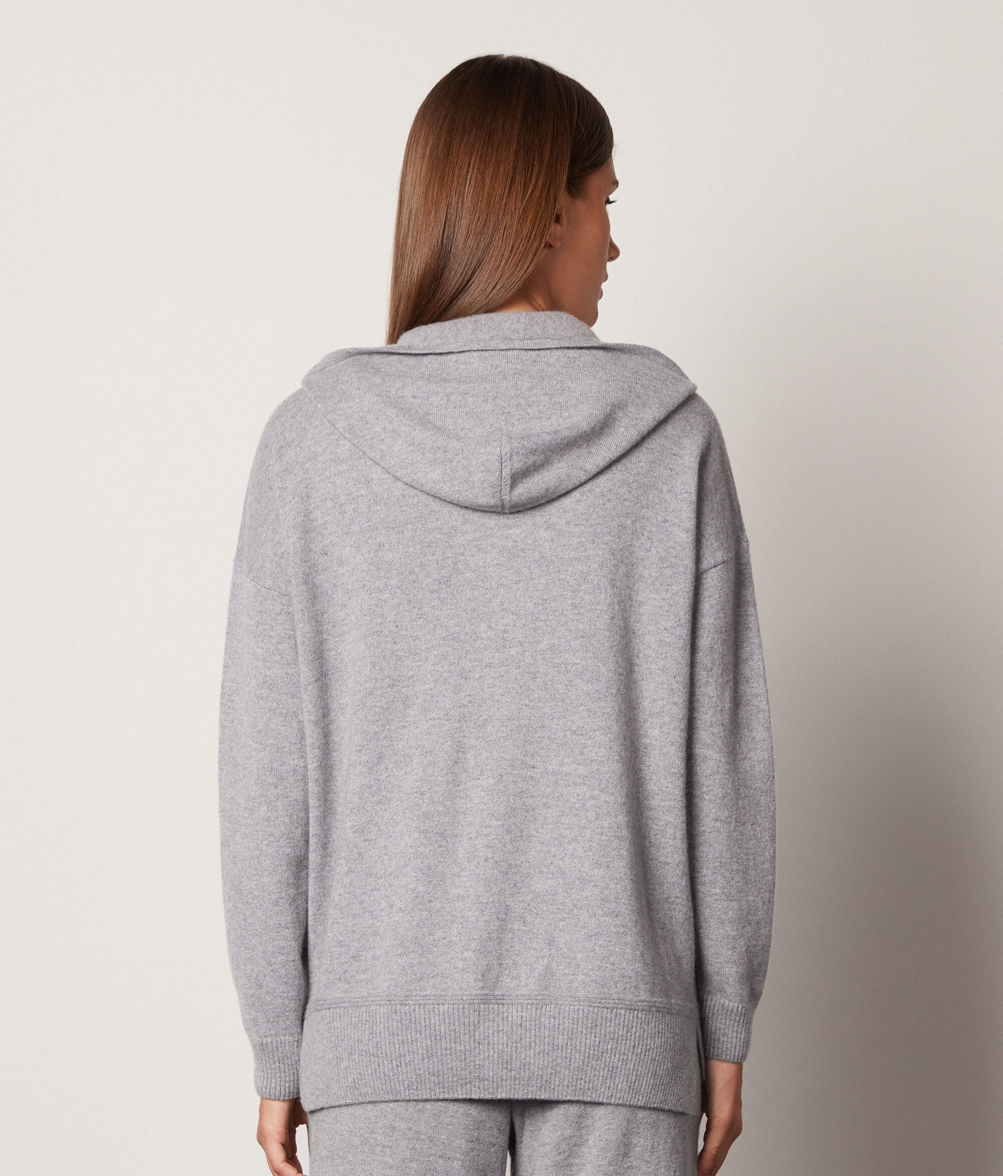 Bluza z kapturem z kaszmiru Ultrasoft
