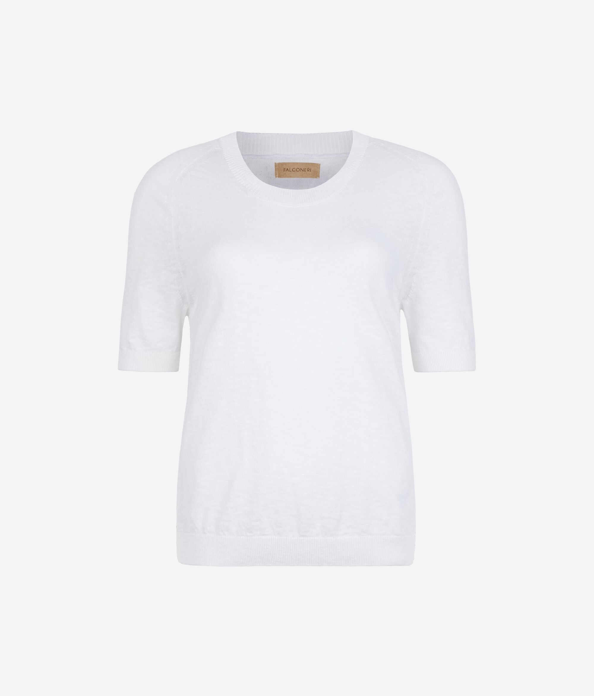 T-shirt à col rond multibrin