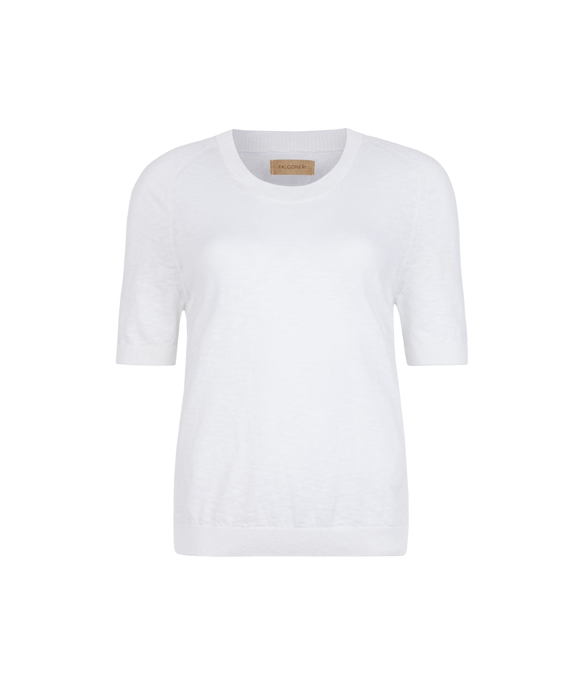 T-shirt à col rond multibrin