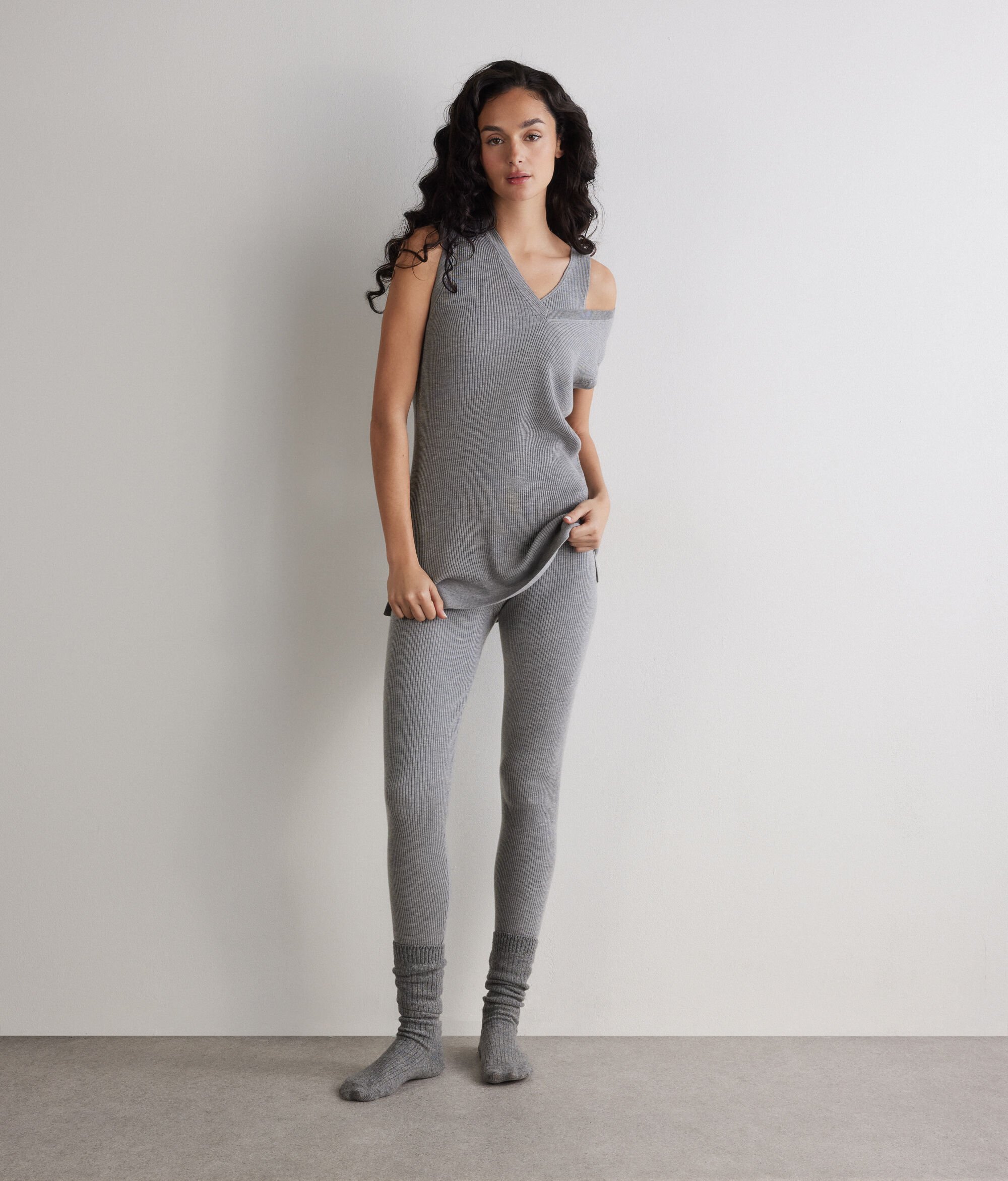 Colete ioga em caxemira