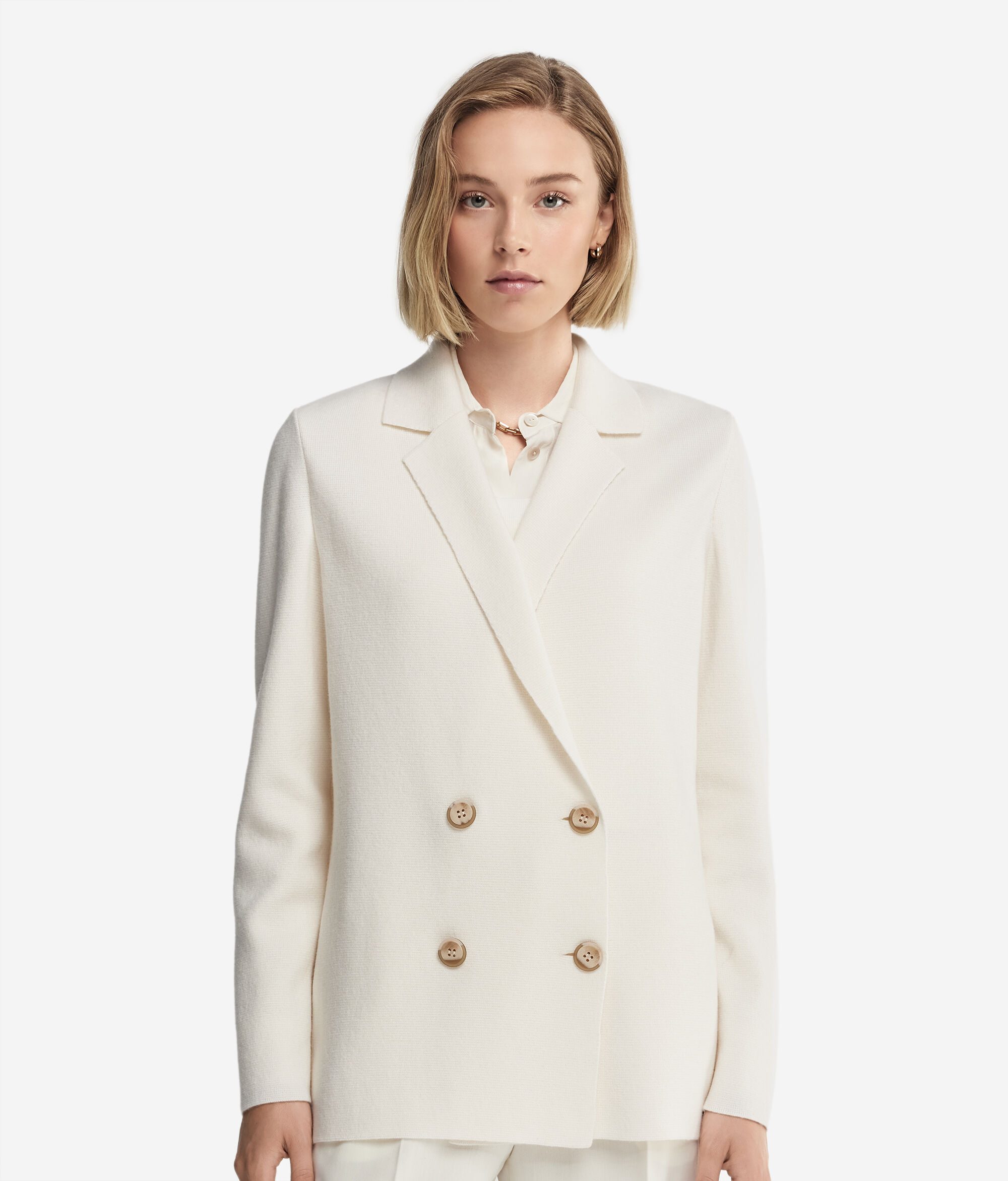 Zweireihiger Blazer aus Kaschmir Ultrasoft