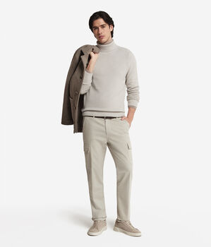 Pull à col roulé en cachemire ultra-doux