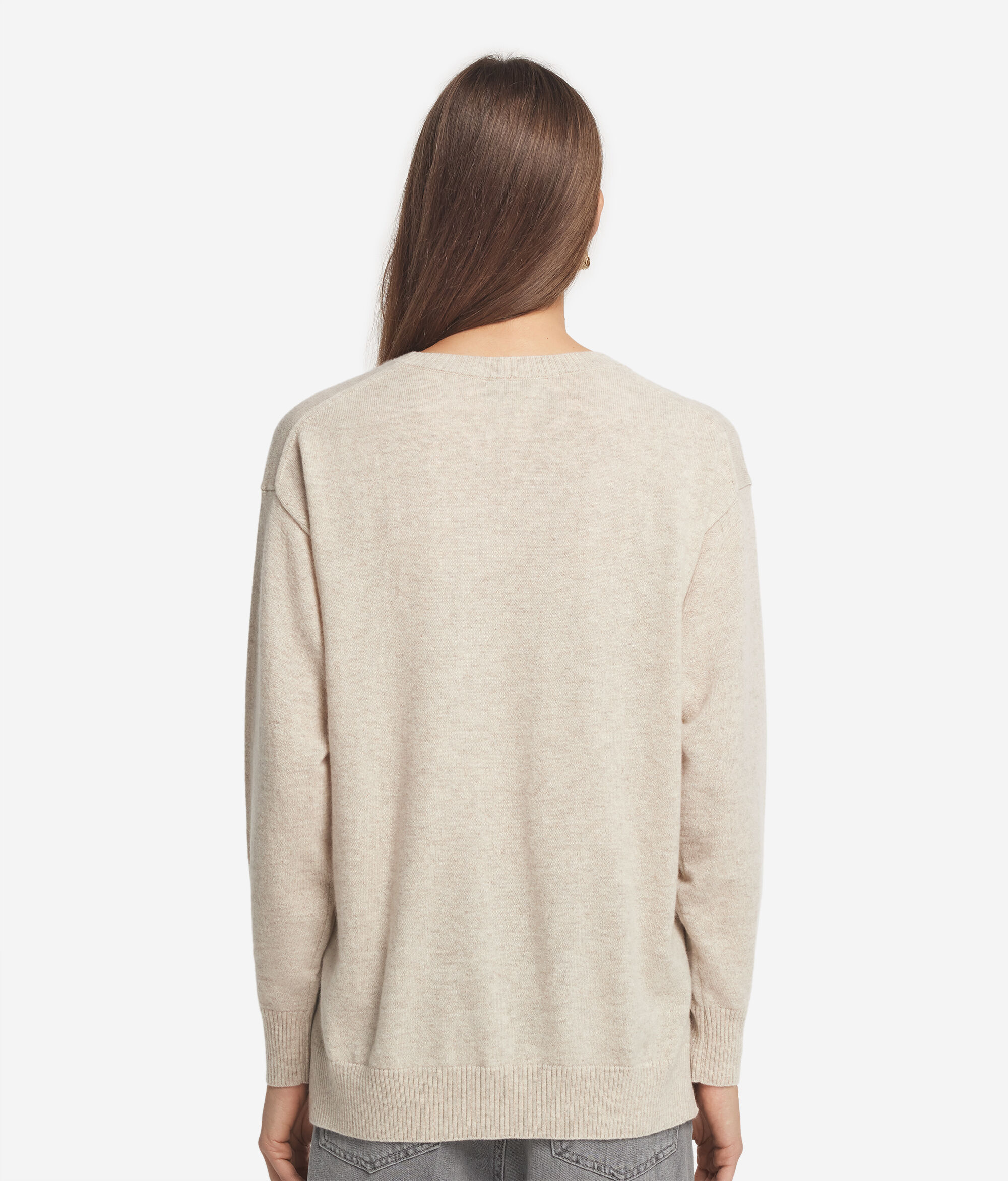Ultrasoft Cashmere jumper with slits