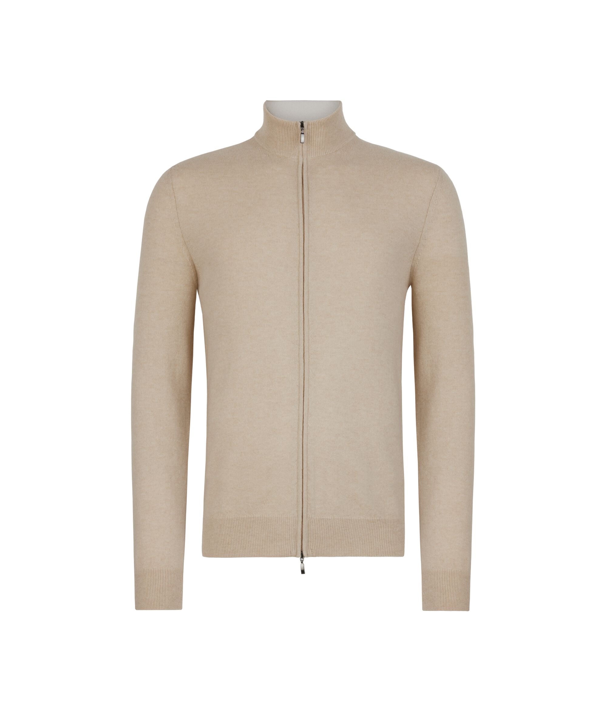 Cardigan mit durchgehendem Reißverschluss aus Kaschmir Ultrasoft