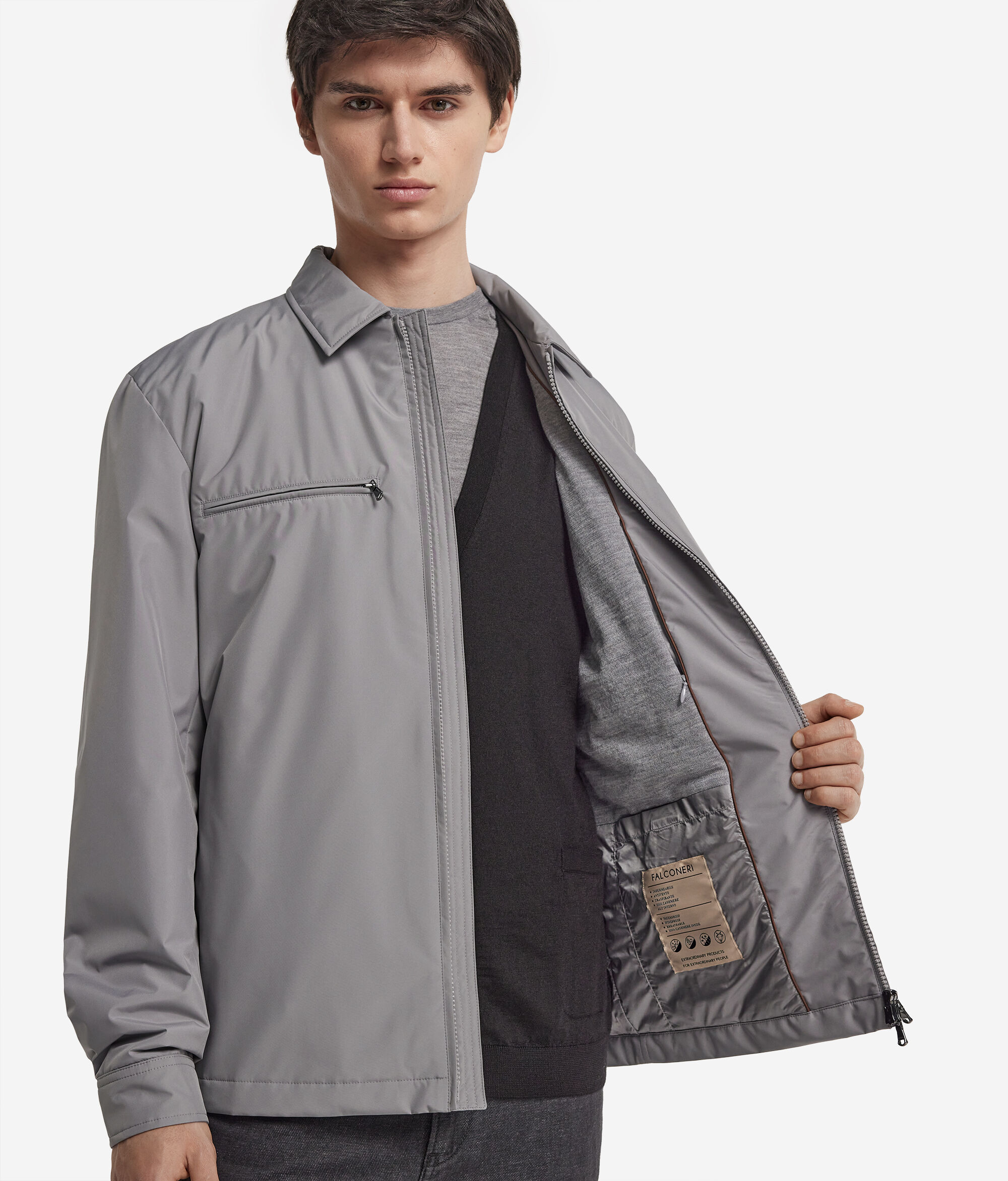 Funktions-Overshirt mit Reißverschluss