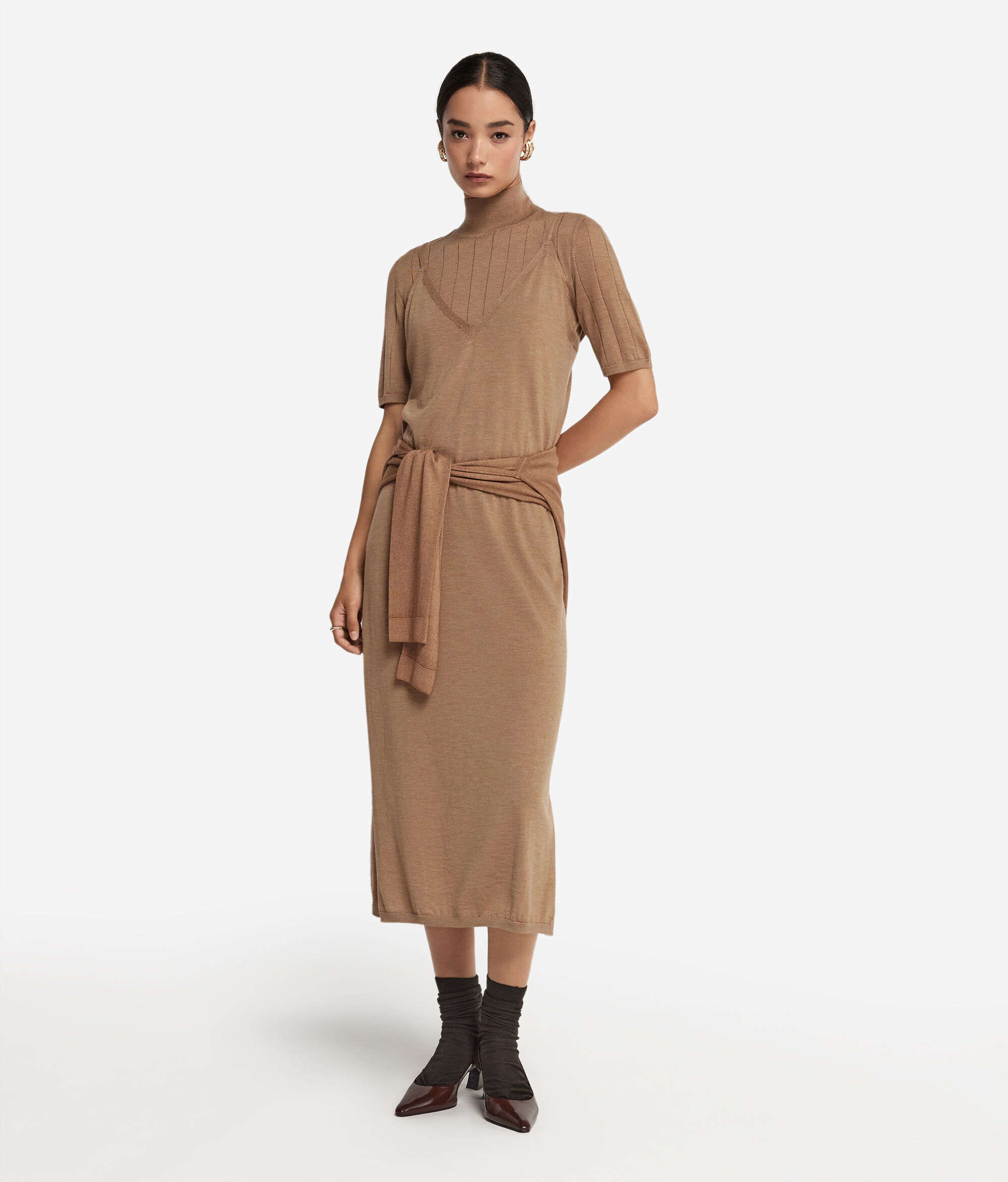 Ultrafine Cashmere Slip Dress