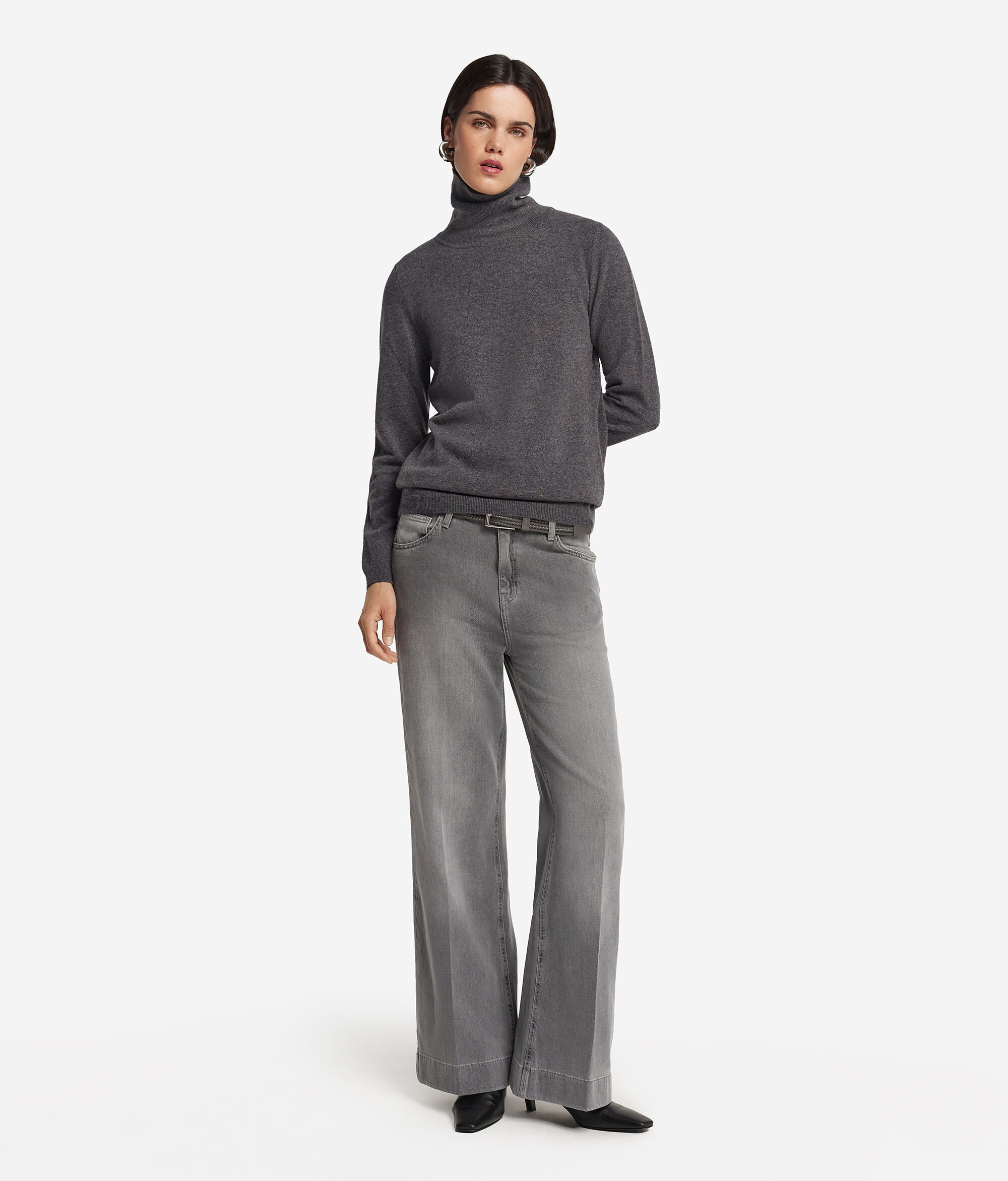 Ultrasoft Cashmere Balıkçı Yaka Kazak