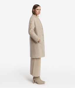 Cappotto reversibile in cashmere - NUDE - DCL487Q_color_9220