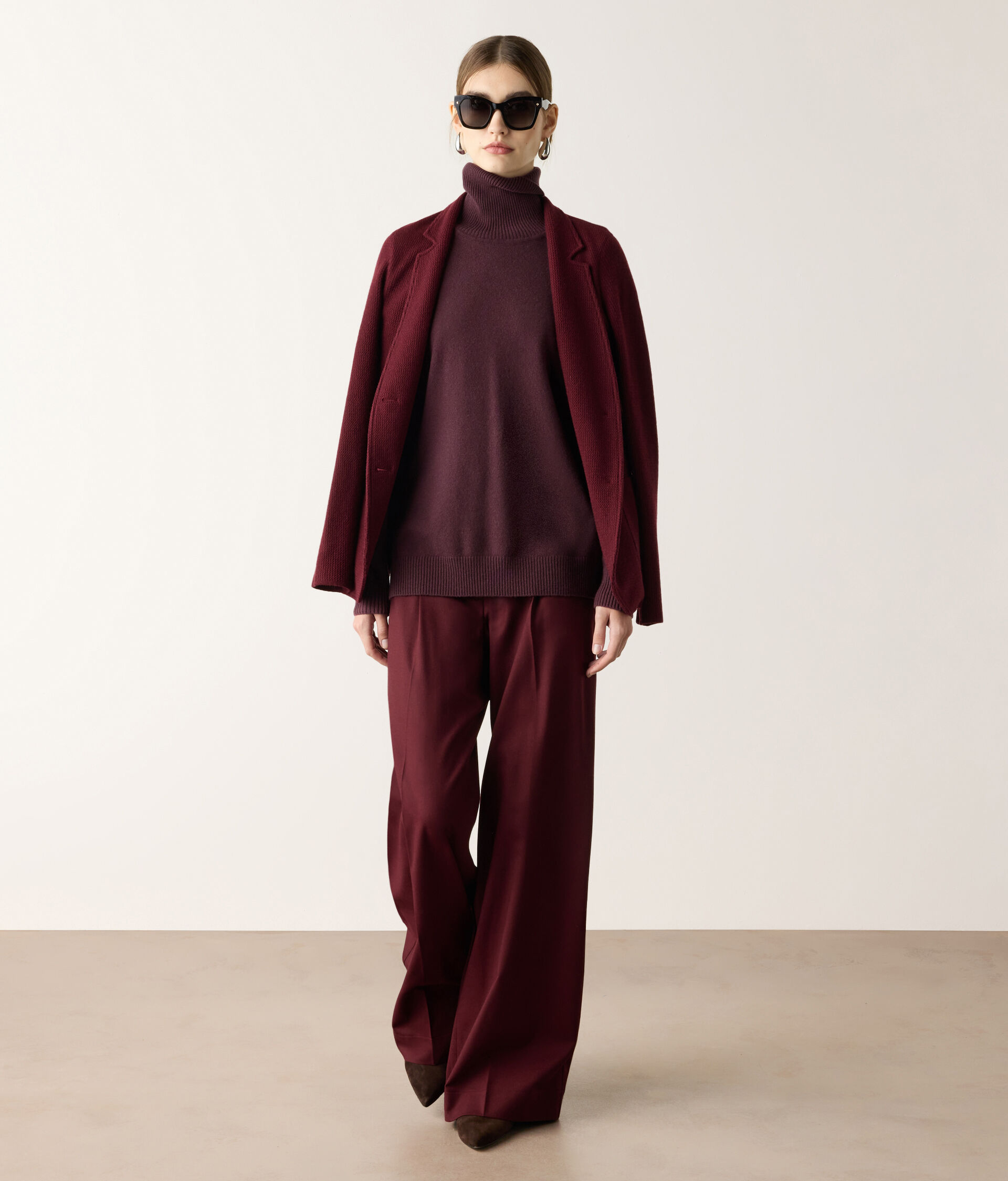 Pull col roulé en cachemire ultra-doux