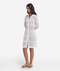 Chemisier crochet in cotone