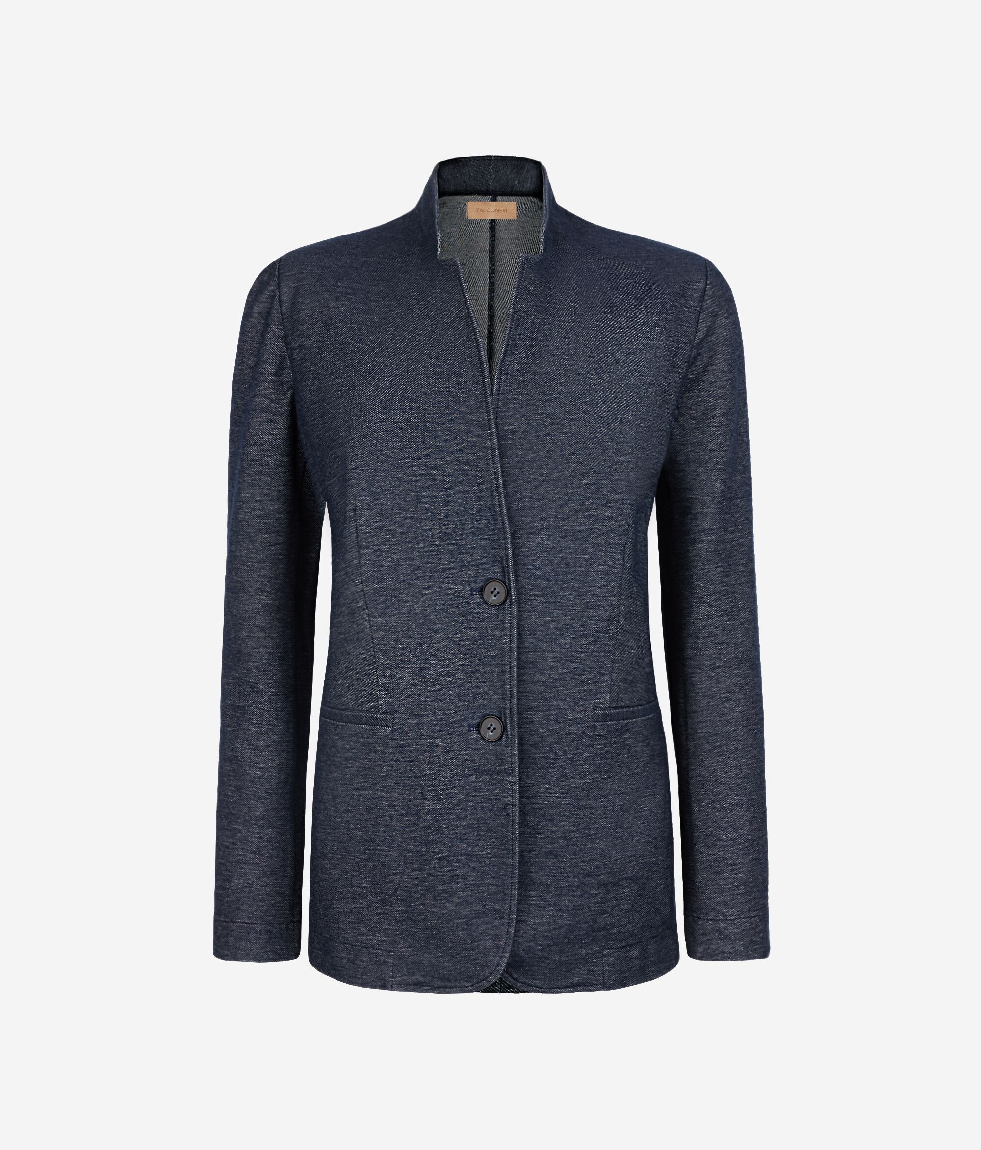 Denim Jersey Jacket