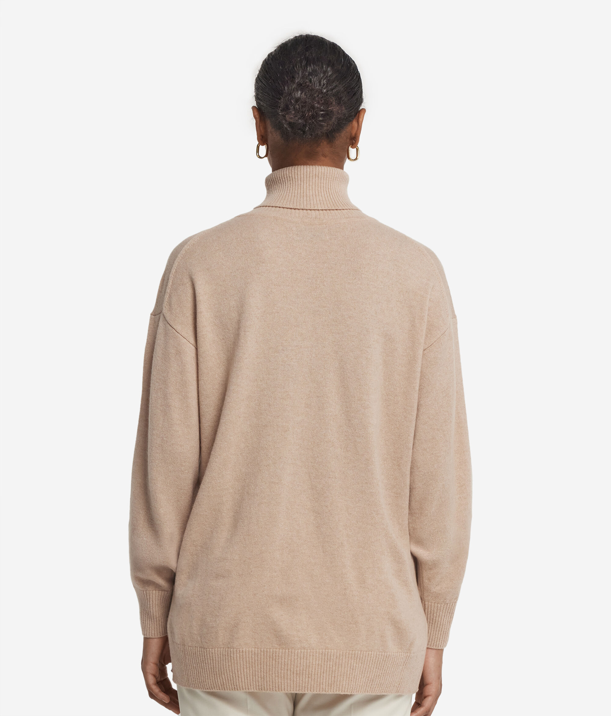 Ultrasoft Cashmere Turtleneck with Slits