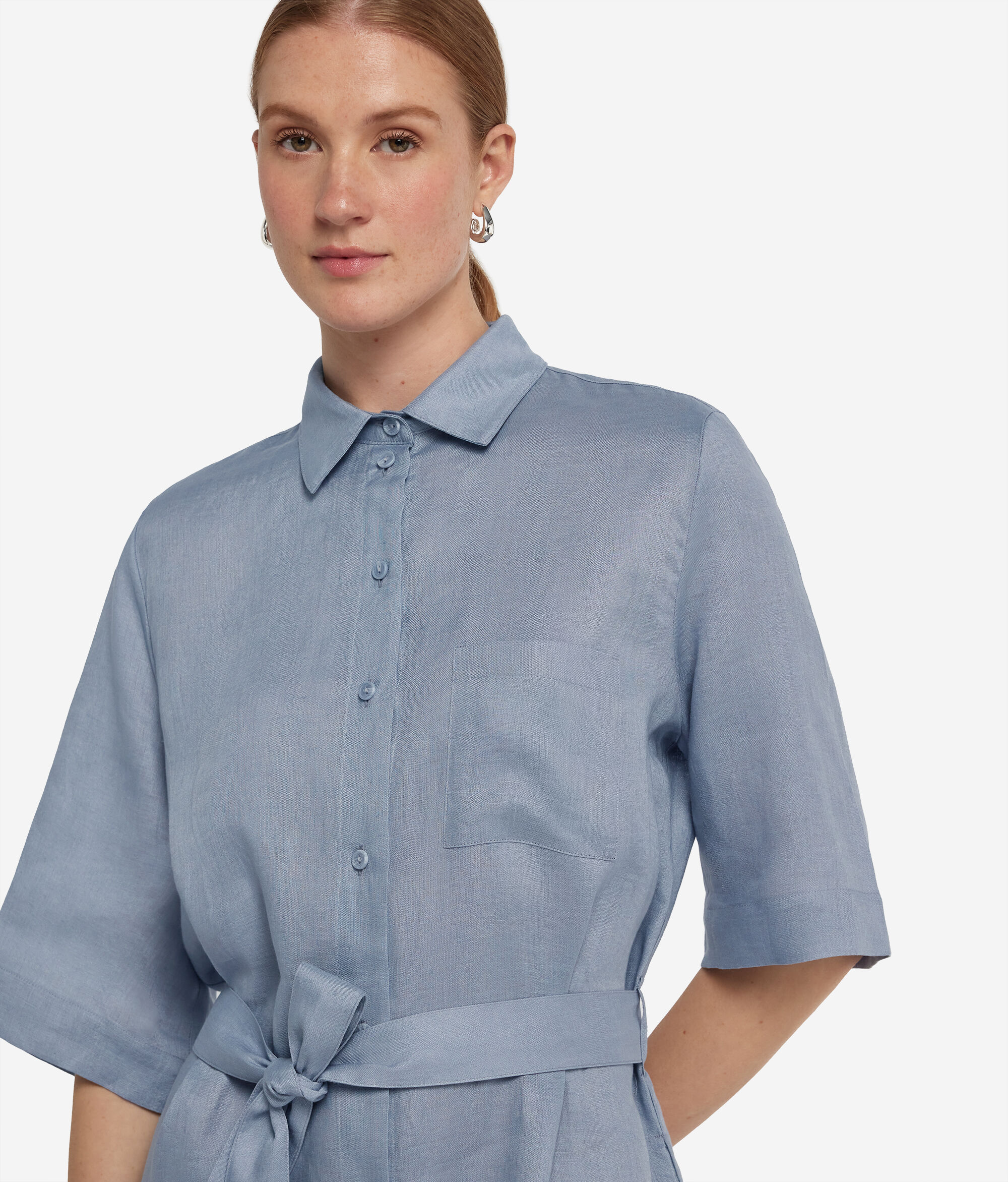 Linen Shirt Dress