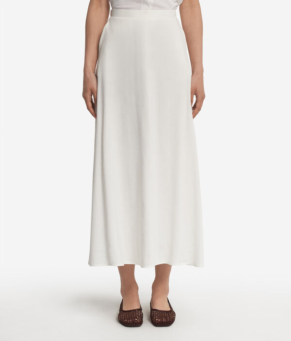 Юбка изо льна и вискозы