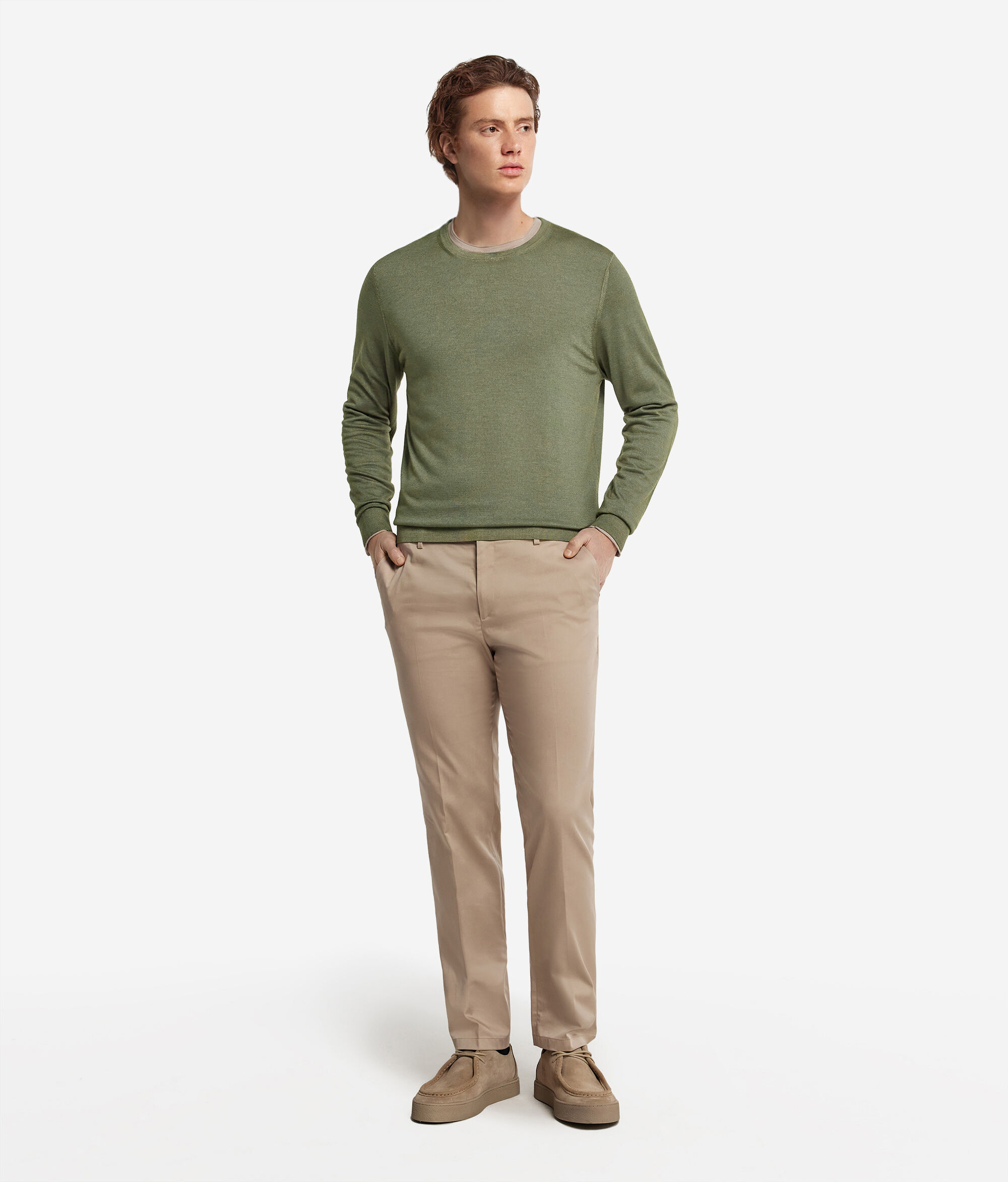 Μπλούζα με Στρογγυλή Λαιμόκοψη από Ultrafine Cashmere