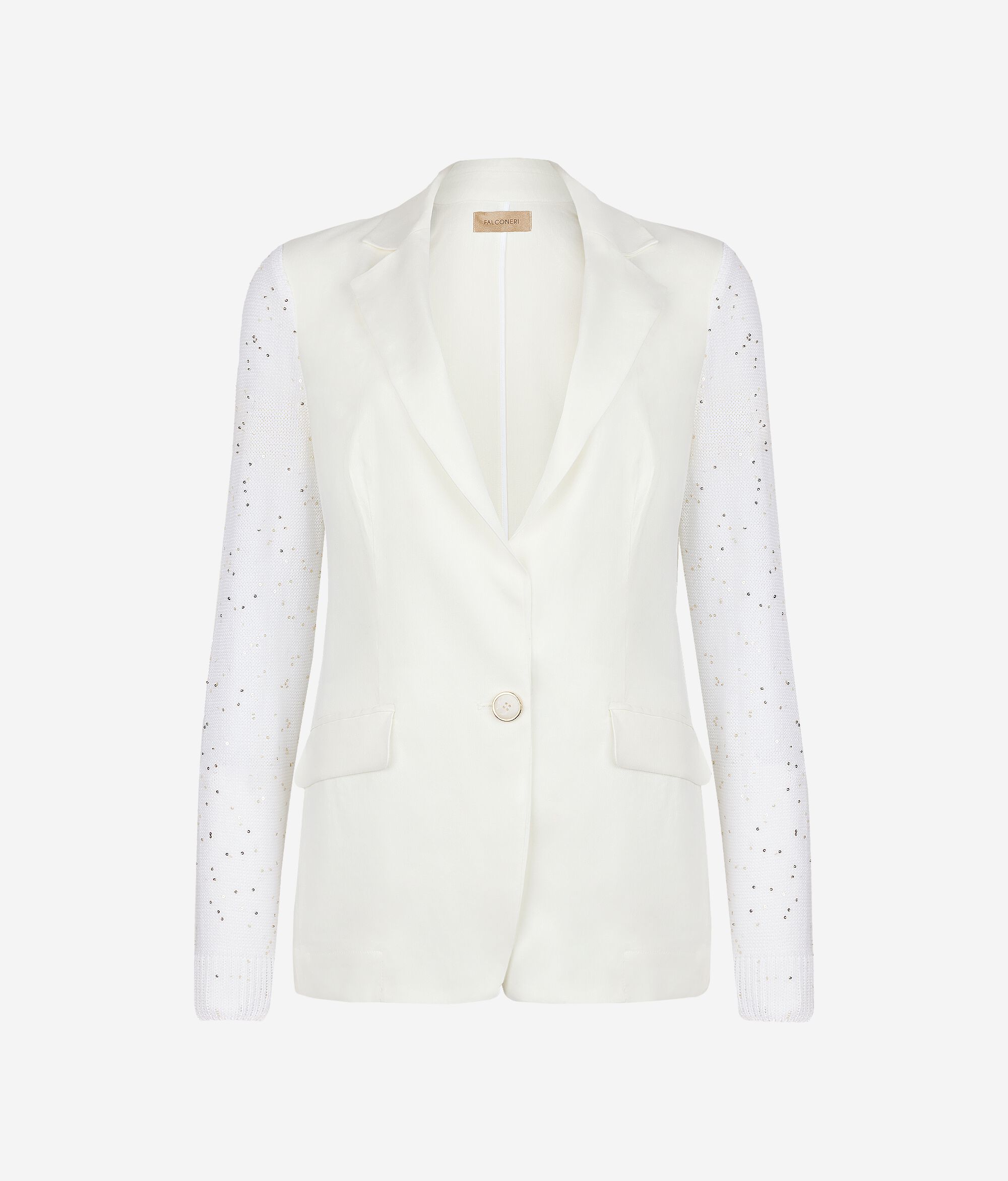 Veste avec manches à micropaillettes