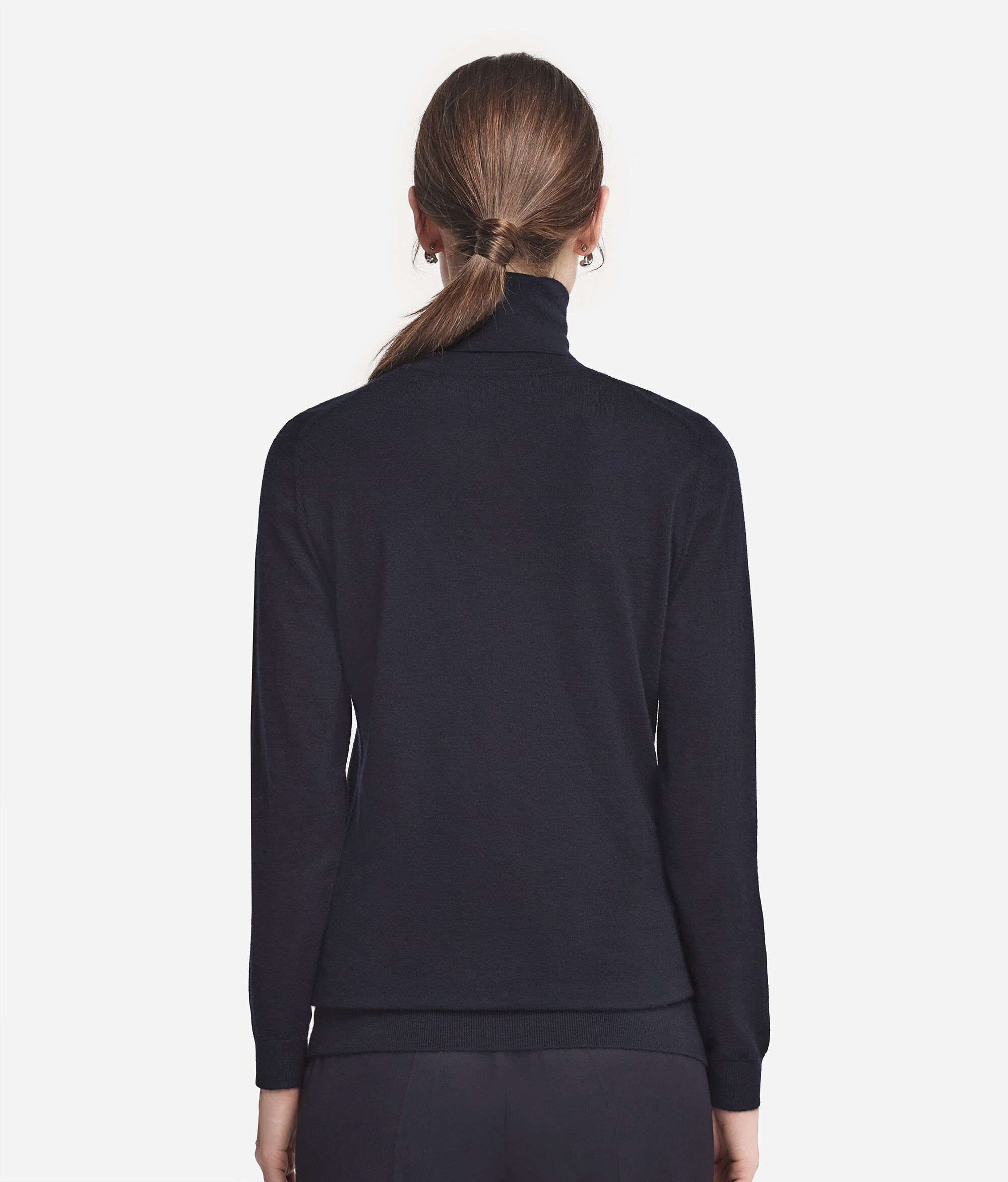 Col roulé femme en cachemire ultra-fin