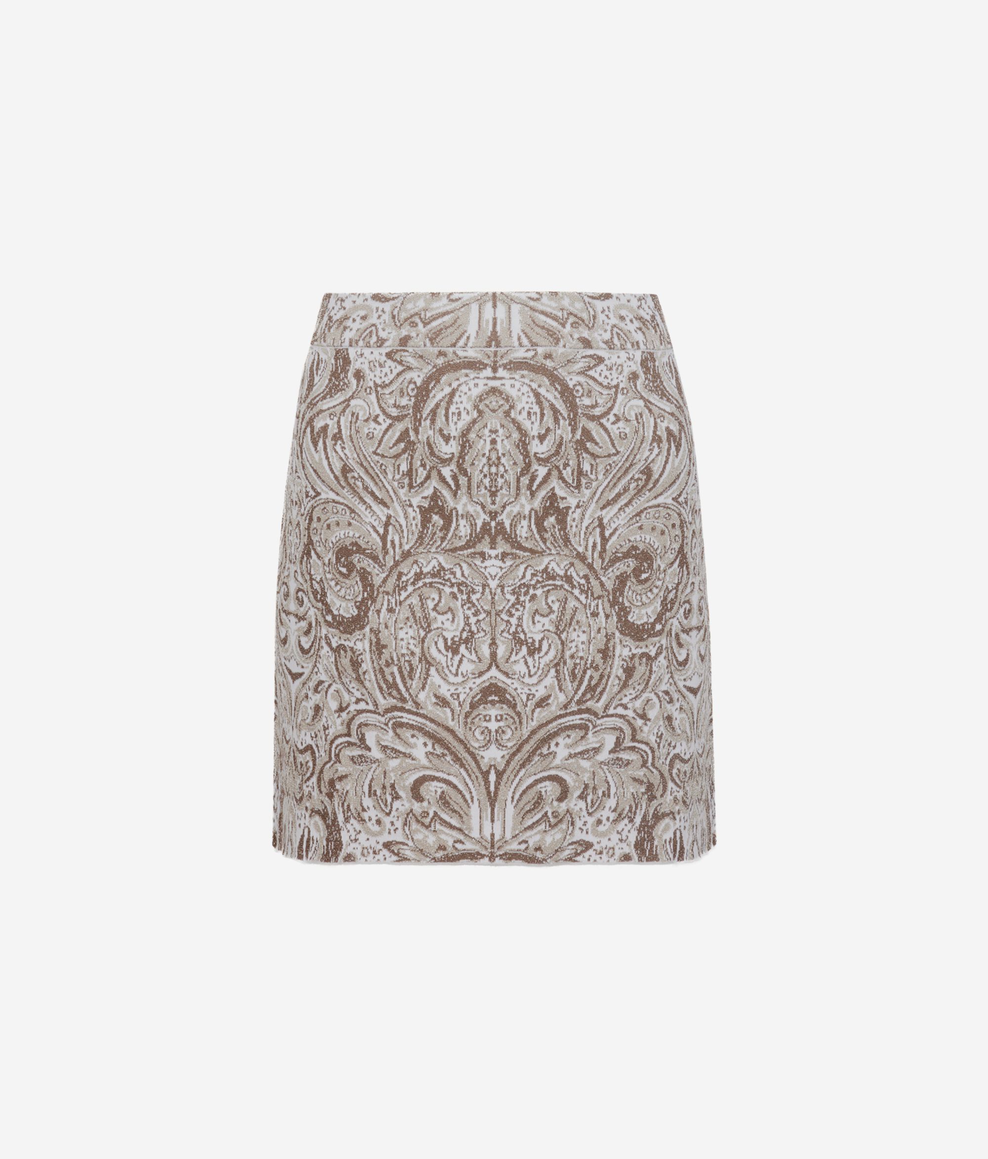 Minirock mit Paisley-Jacquardmuster