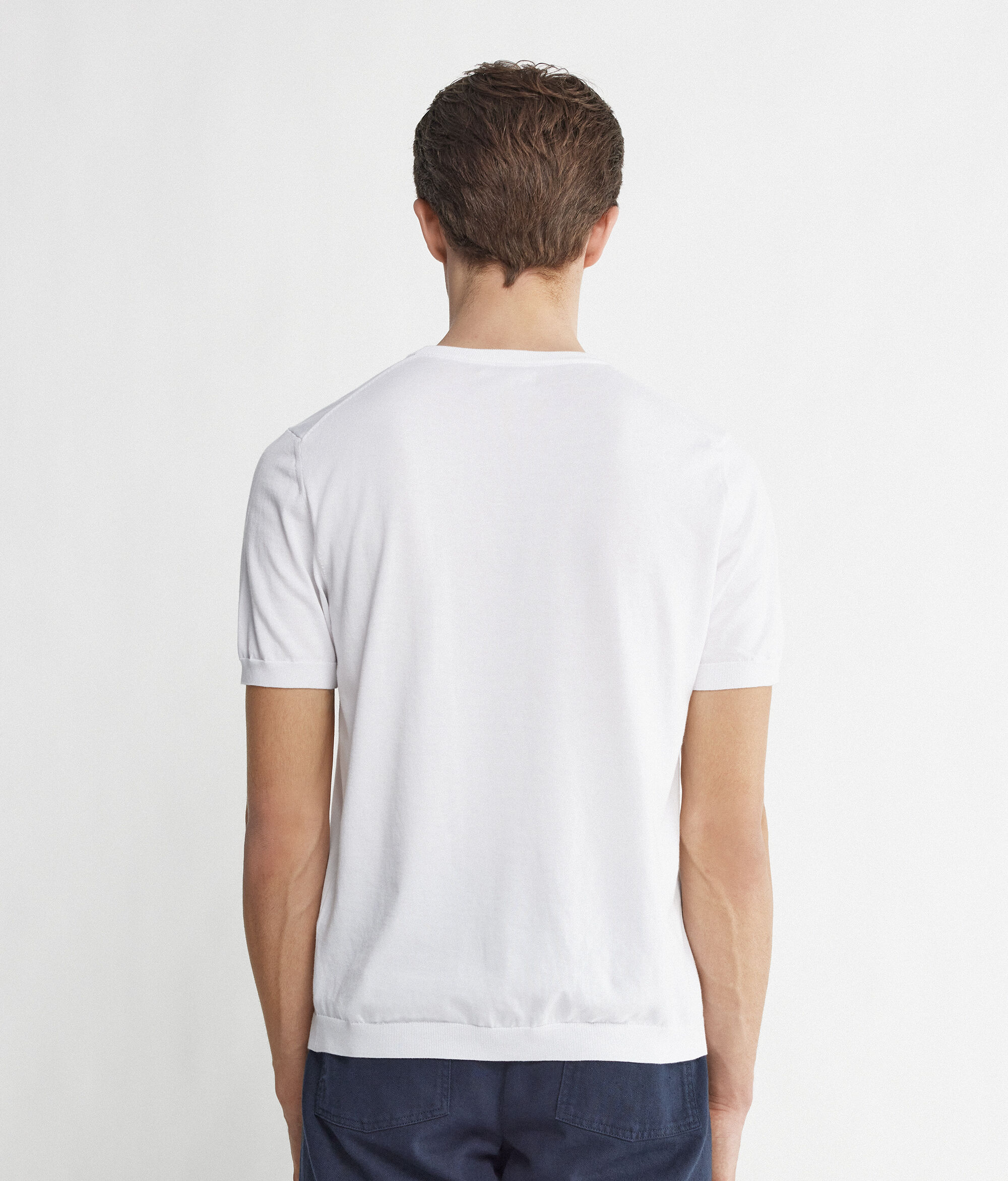 Fresh Cotton Short-Sleeved Round-Neck T-Shirt