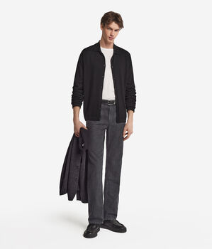 Ultrafine Cashmere Knit Shirt