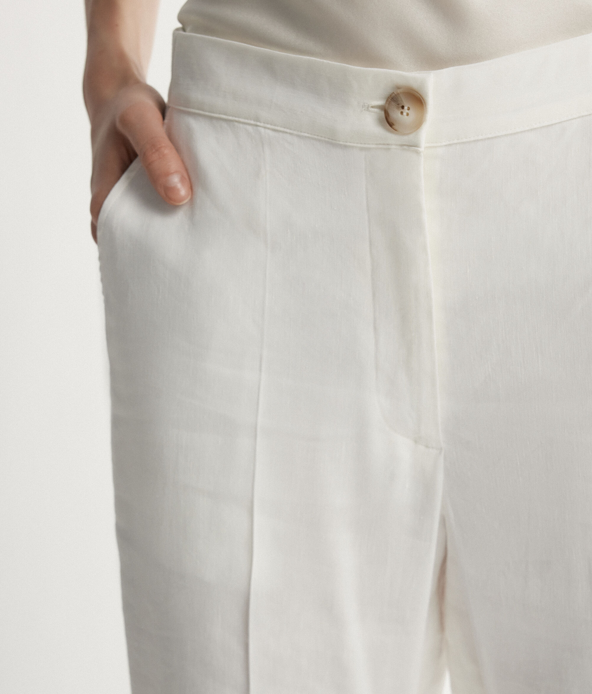 Linen Viscose Trousers
