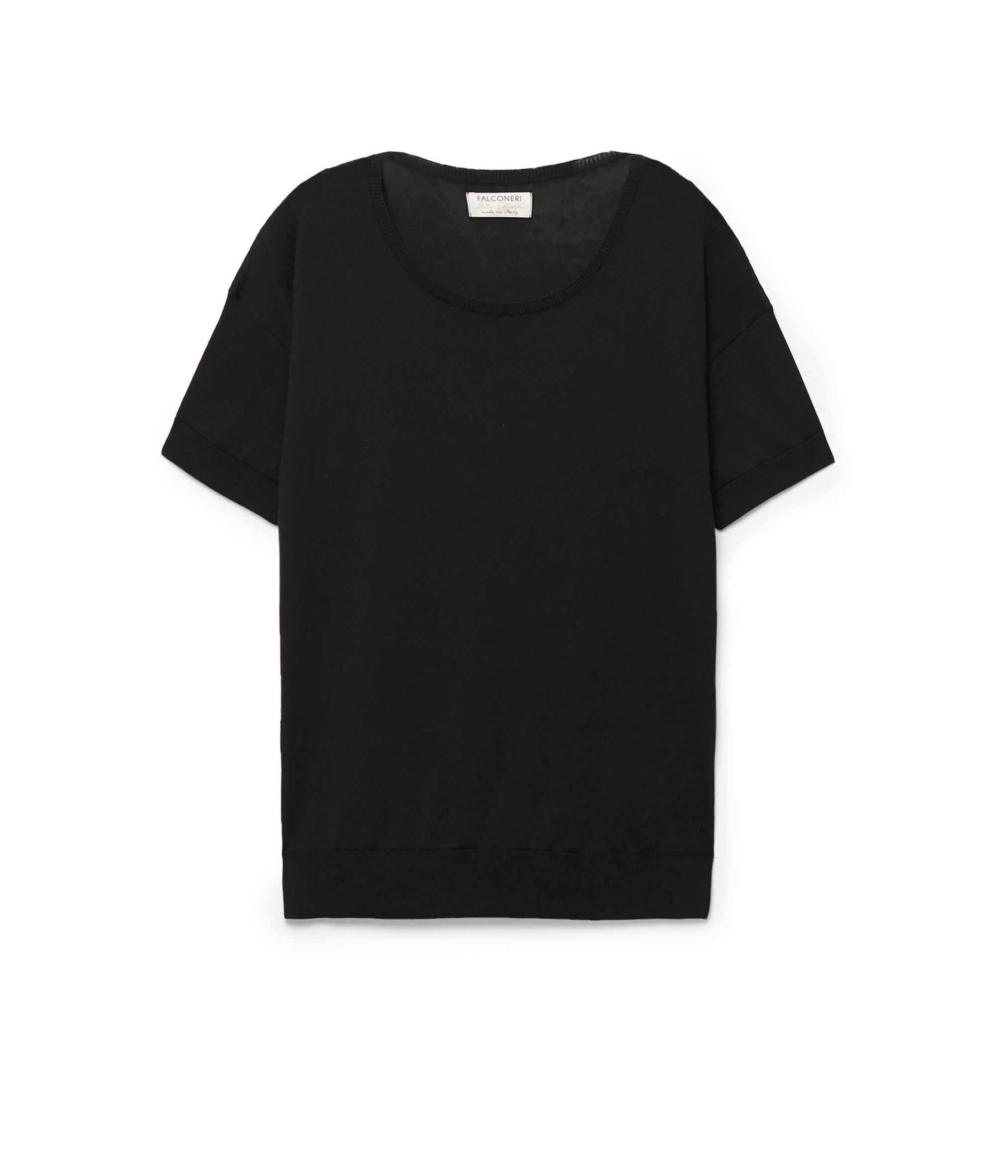 Maglia Girocollo in Seta e Cotone