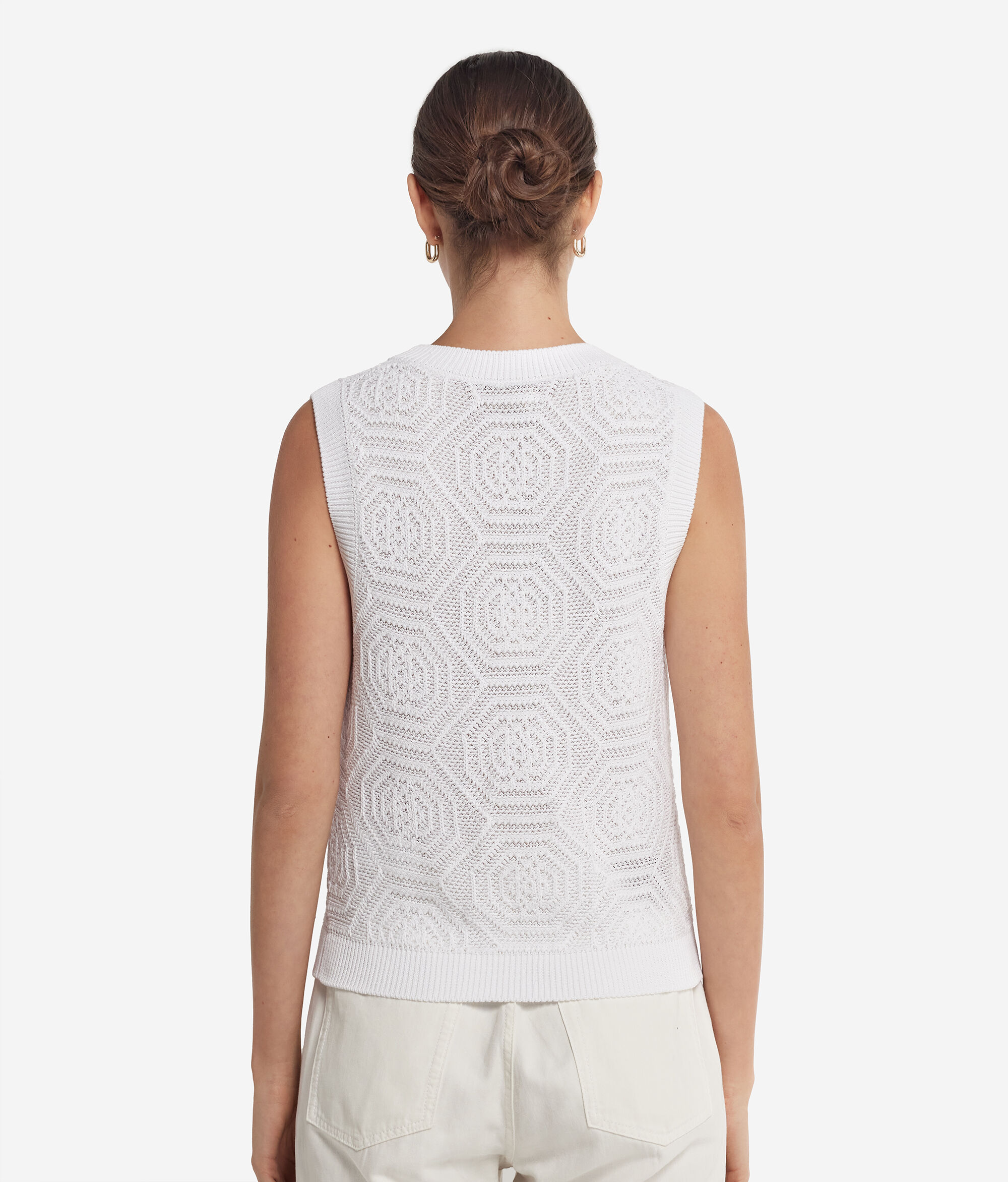 Tank Top with Geometric Design