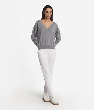 Пуловер из ультратонкого кашемира