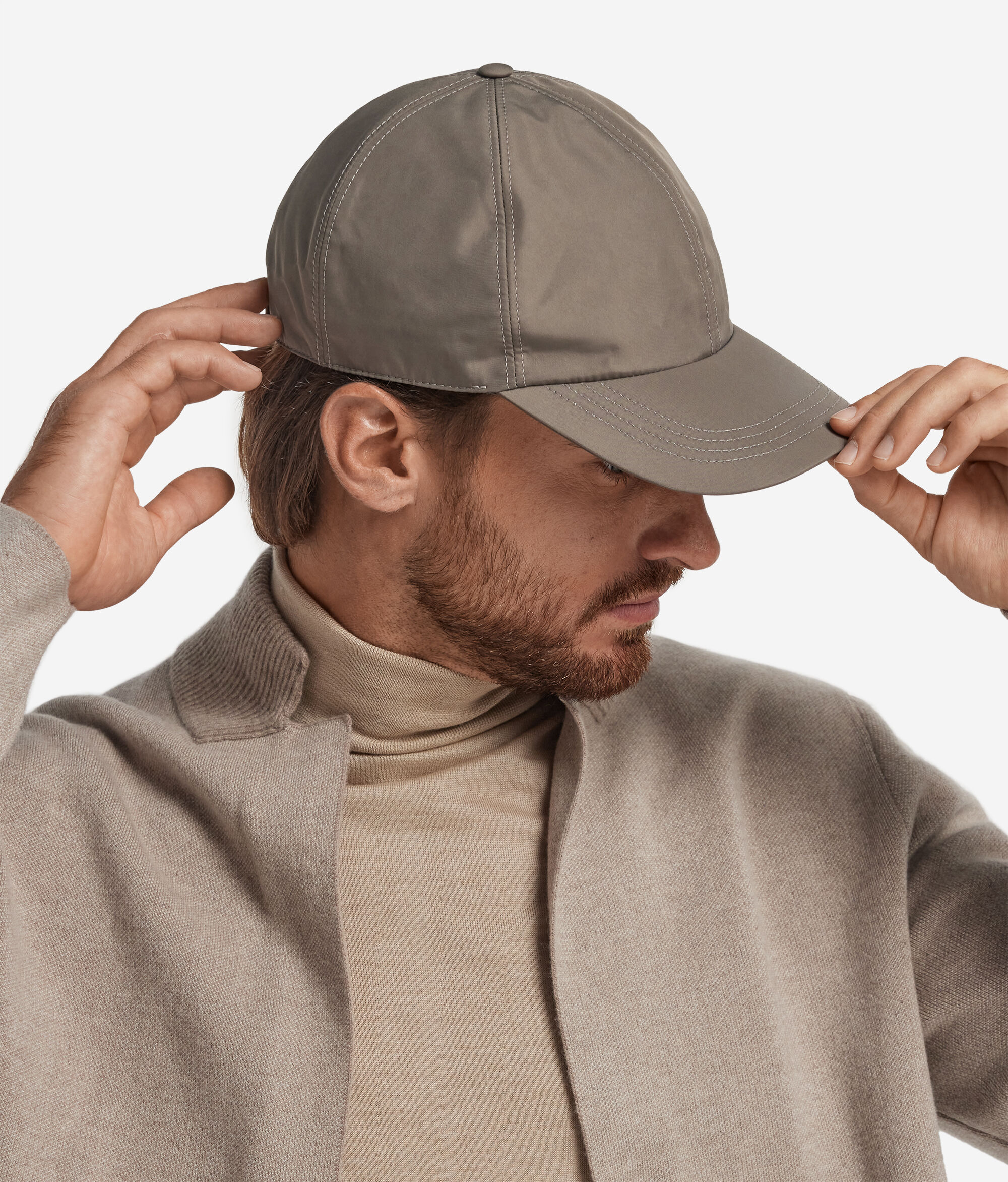 Baseball tecnico con interno in cashmere