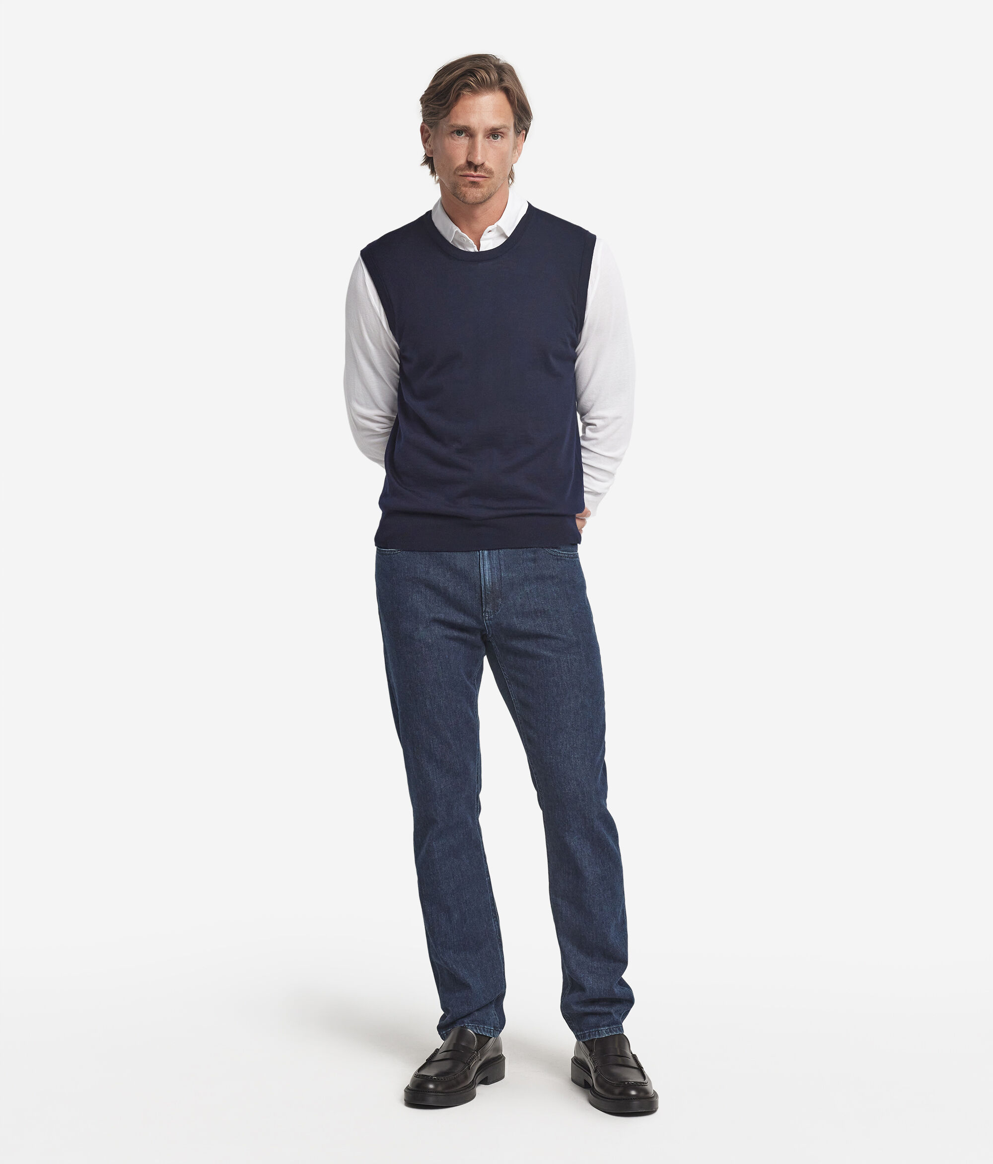 Γιλέκο με στρογγυλή λαιμόκοψη από Ultrafine Cashmere