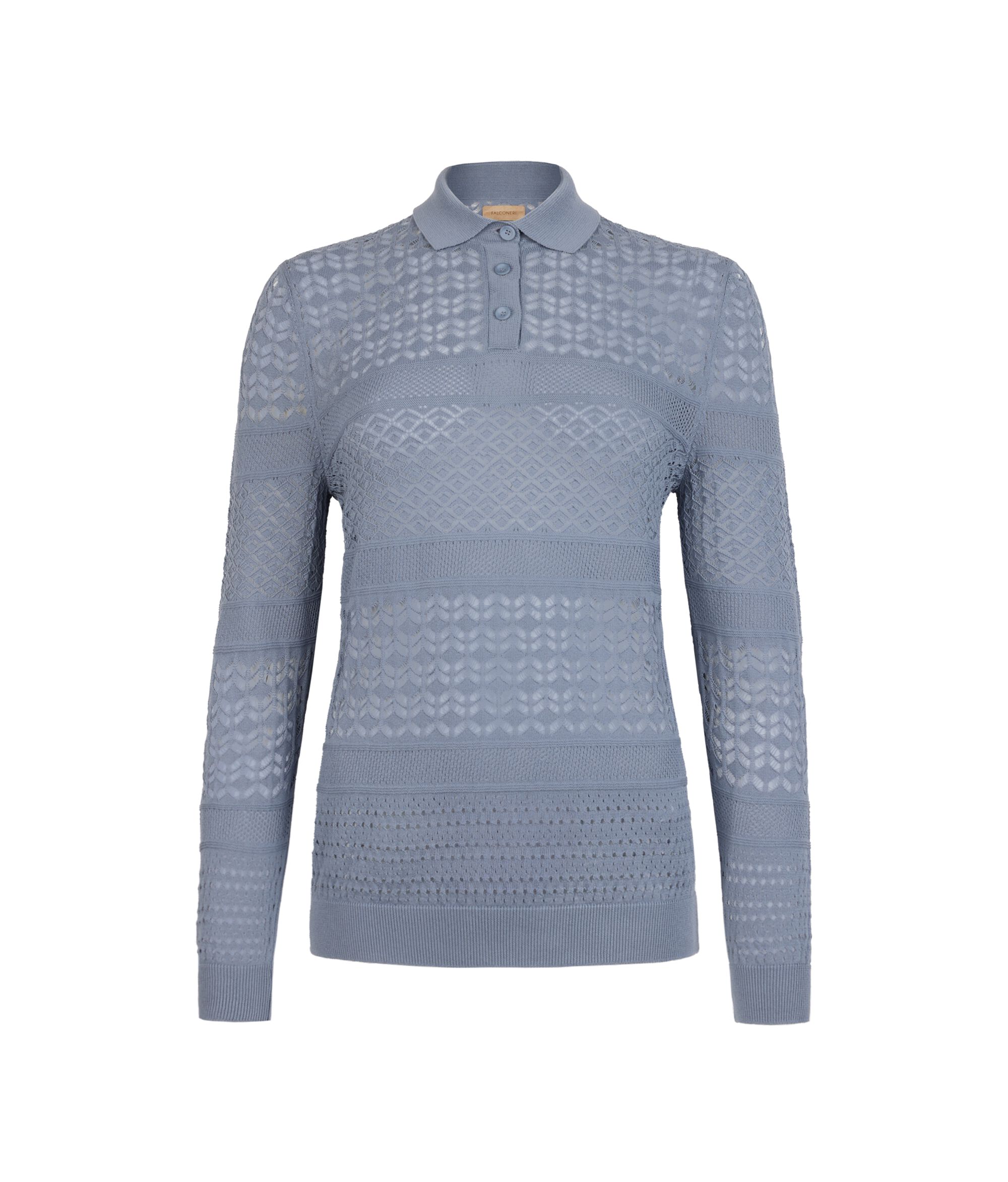 Crochet Cotton Polo