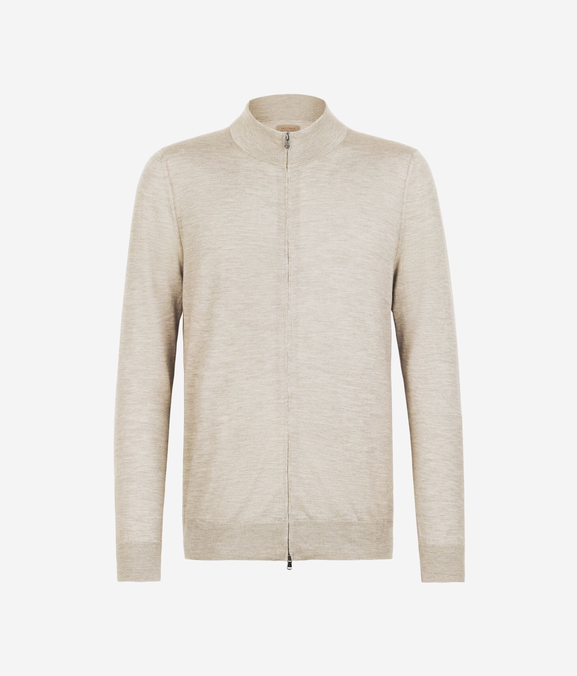 Cashmere Zippered Cardigan