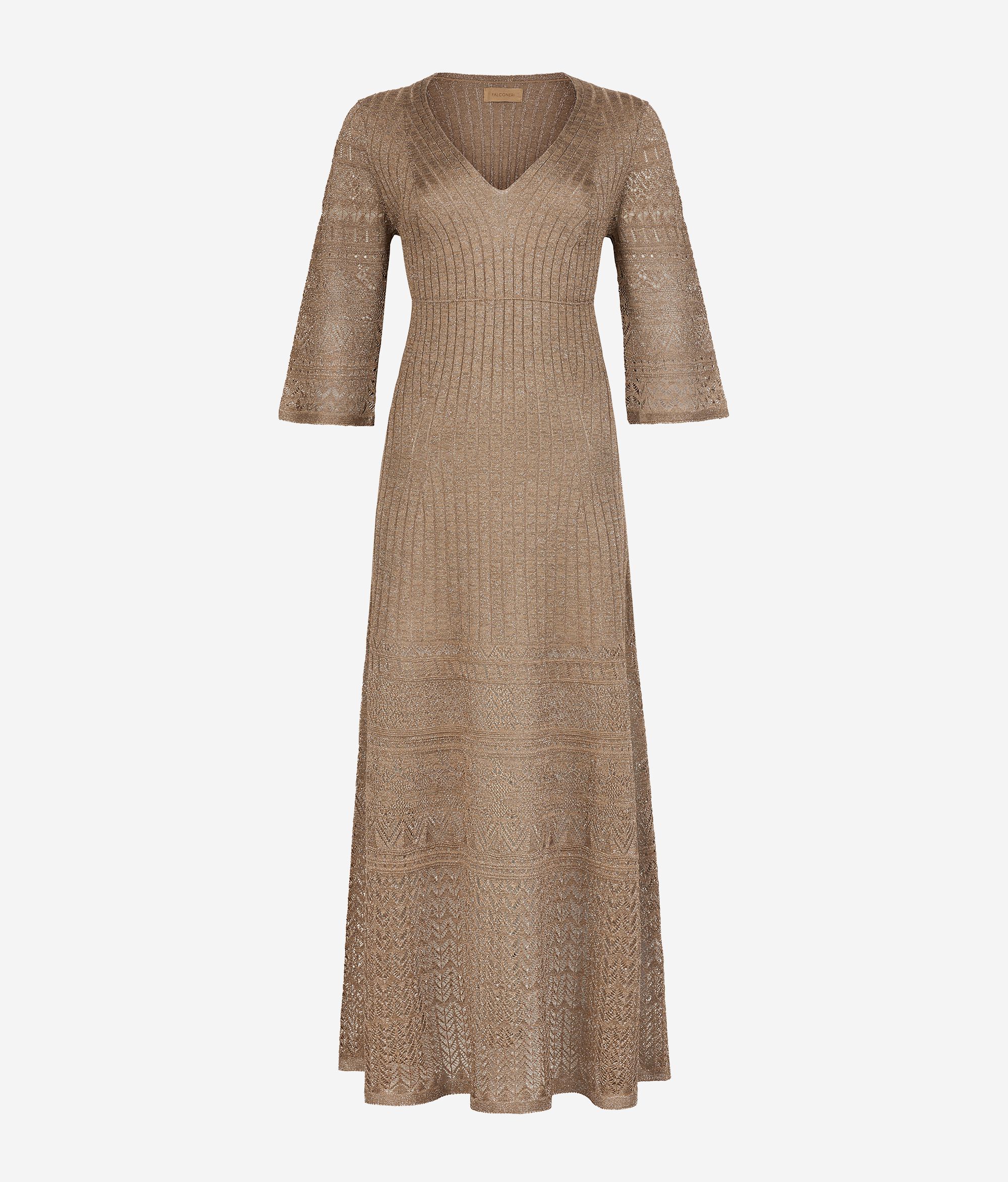 Vestit de canalé calat lamé